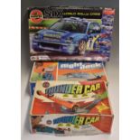 3x Airfix Boxed Games including Flight Deck, Thunder Car and Six World Rally Cars, all with original