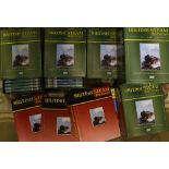 DeAgostini British Steam Railways DVD and magazine set in boxes and binder folders. (qty) 2 Boxes