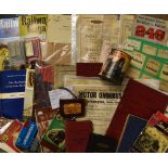 Selection of Assorted Railway Ephemera including tickets, labels, postcards, excursion sheets, BR