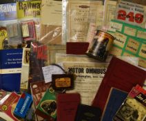 Selection of Assorted Railway Ephemera including tickets, labels, postcards, excursion sheets, BR