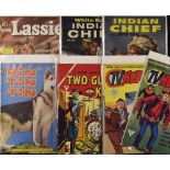 Mixed Comic Book/Story Selection to include TV Heroes No16, No24, Two-Gun Kid No13, Rin Tin Tin No2,