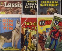 Mixed Comic Book/Story Selection to include TV Heroes No16, No24, Two-Gun Kid No13, Rin Tin Tin No2,