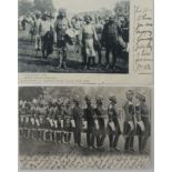 Postcards of Sikh Officers at Hampton Court Palace - 2x rare fine vintage postcards titled 'Our