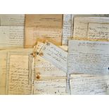 Kelso & District 1830s - a group of 50+ letters and documents relating to a variety of legal matters