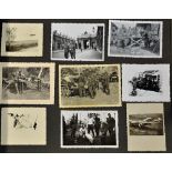 WWII 'Reichsarbeitsdienst' Reich Labour Force Photo Album - includes approx. 130 black and white