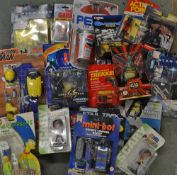 Assorted Toy Figures includes Star Trek, Pepsi Cars, Star Wars, Lost In Space, Captain Scarlet,