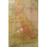 Map of The London Midland and Scottish Railway - and connections, printed McCorquodale & Co,