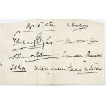 WITHDRAWN - Autographs - Edward Elgar Signature -