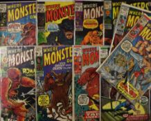 Comic Books - Marvel Comics Group Where Monsters Dwell - includes1 Jan, 3 May, 4 July, 5 Sep, 6 Nov,