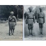 WWI Postcards of Sikh Soldiers in France - 2x First World War Postcards of Sikh Soldiers in