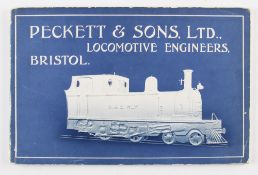 Peckett & Sons Ltd. Locomotive Engineers Bristol Circa 1920s - A 78 page catalogue illustrating