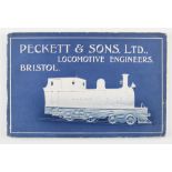 Peckett & Sons Ltd. Locomotive Engineers Bristol Circa 1920s - A 78 page catalogue illustrating