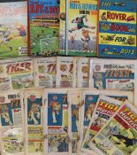 British Comics - 'Tiger The Sport and Adventure Picture Story Weekly' and Books includes 1955 (1),