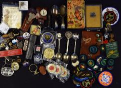 Selection of Assorted Items to include hallmarked silver ingot pendant, silver Royal Army Reserve
