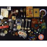 Selection of Assorted Items to include hallmarked silver ingot pendant, silver Royal Army Reserve