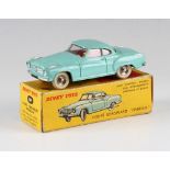 French Dinky Toys 549 Borgward Isobella turquoise with red interior complete with box