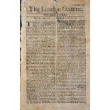 The London Gazette 1678 No.1345 - The Dutch War the last phase of the War following the Treaty of