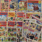 British Comics - Walt Disney's Weekly to include 1959 (3), Walt Disney's Mickey Mouse Weekly 1950 (