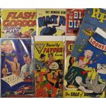 Mixed Comic Book Selection to include Looney tunes No1, Popeye No5, Mandrake The Magician No13,