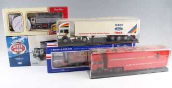5x Diecast Lorry Models including Corgi CC12501 Kings of the Road Atkinson Borderer Tautliner W&J
