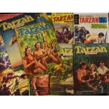 Selection of Tarzan Adventures Comic/Story Books includes Vol3 No23, Vol4 No1, No2, No8, No24, No33,