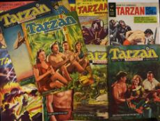 Selection of Tarzan Adventures Comic/Story Books includes Vol3 No23, Vol4 No1, No2, No8, No24, No33,