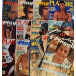 Selection of Adult Playgirl Magazines including 1970's and 1980's - condition F/G. (21)