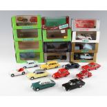 Selection of Elicor and Vitesse Diecast Toy Model Cars with various models included Citroën,