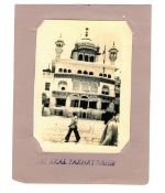 Akal Takhat Amritsar Photograph - An early photograph of the Sikh temple known as Sri Akal Takhat