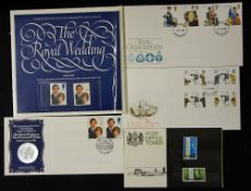 Assorted First Day Covers Selection to include The Royal Wedding 1981, Theatre, Royals, British