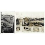 Operation Blue Star Amritsar Photographs - 2x black and white Photographs showing fortifications