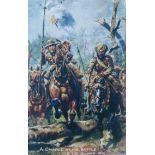 WWI Postcards of Sikh Cavalry at Battle of Somme - First World War Postcard of Sikh cavalry man