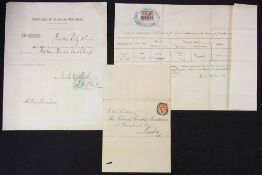 Assorted Ephemera and Documents to include Victory Celebrations programme 1946, Severn Valley