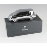 Norev Renault Avantime Chrome Finish Model in original box with acrylic stand.