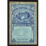 London Chatham & Dover Railway Illustrated Guide 1880s - A 32 page illustrated guide booklet with 24