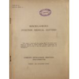 WWII Miscellaneous Aviation Medical Matters German Report - Combined Intelligence Objectives Sub-