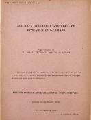 WWII Aircraft Vibration and Flutter Research in Germany Report by US Naval Technical Mission in