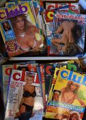 Selection of Adult Club International Magazines late 1970's to 1980's - condition mixed F/G. (#