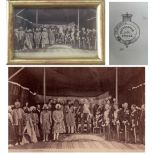 Ambala Durbar of 1869 with Sikh Princes Carte De Visite - A rare carte de visite photograph of The