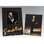 Autographs - Frank Sinatra Signed Ephemera to include a Signed black and white print and Signed