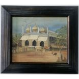 Vintage Painting of the Golden Mosque at Lahore - An early antique painting from the time of the