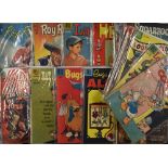 Mixed Dell Comic Books to include Walt Disney's Comics, Looney Tunes, Roy Rogers and Trigger,