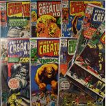 Comic Books - Marvel Comics Group Where Creatures Roam - c.1960s includes 1 July, 2 Sept, 3 Nov, 4