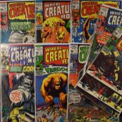 Comic Books - Marvel Comics Group Where Creatures Roam - c.1960s includes 1 July, 2 Sept, 3 Nov, 4