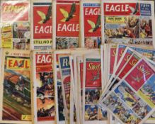 British Comics - Assorted Selection to include Eagle 1950 (3), 1951 (3), 1953 (3), 1954 (4), 1956 (