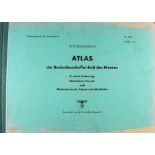 WWII German U-Boat Atlas - 'Atlas der Bodenbeschaffenheit des Meeres 5. Und 6. Liefrung Westkunste