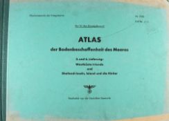 WWII German U-Boat Atlas - 'Atlas der Bodenbeschaffenheit des Meeres 5. Und 6. Liefrung Westkunste