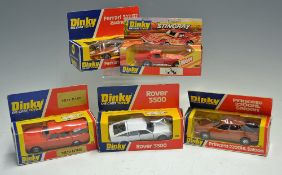 Dinky Diecast Model Toys to include Rover 3500, Princess 2200HL Saloon, Volvo Estate, Customised