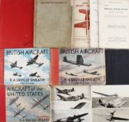 Royal Observer Club Selection of books includes British Aircraft Vol I and II, Aircraft of the