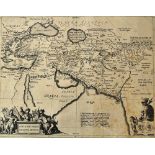 Alexander The Great Map - 'Alexandri Magni Macedonis Expeditio.' - depicting the region covered by